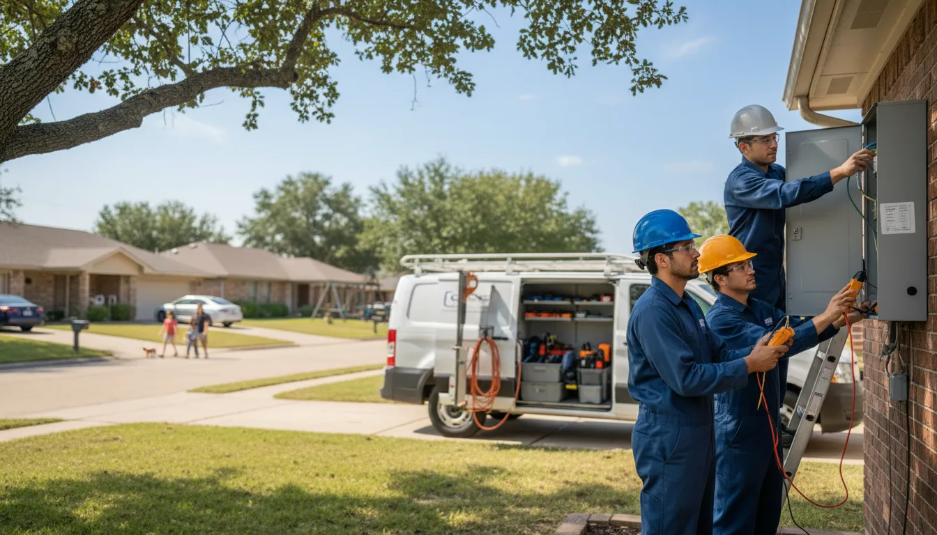 Certified electrician providing emergency electrical services in Camp Grove, IL